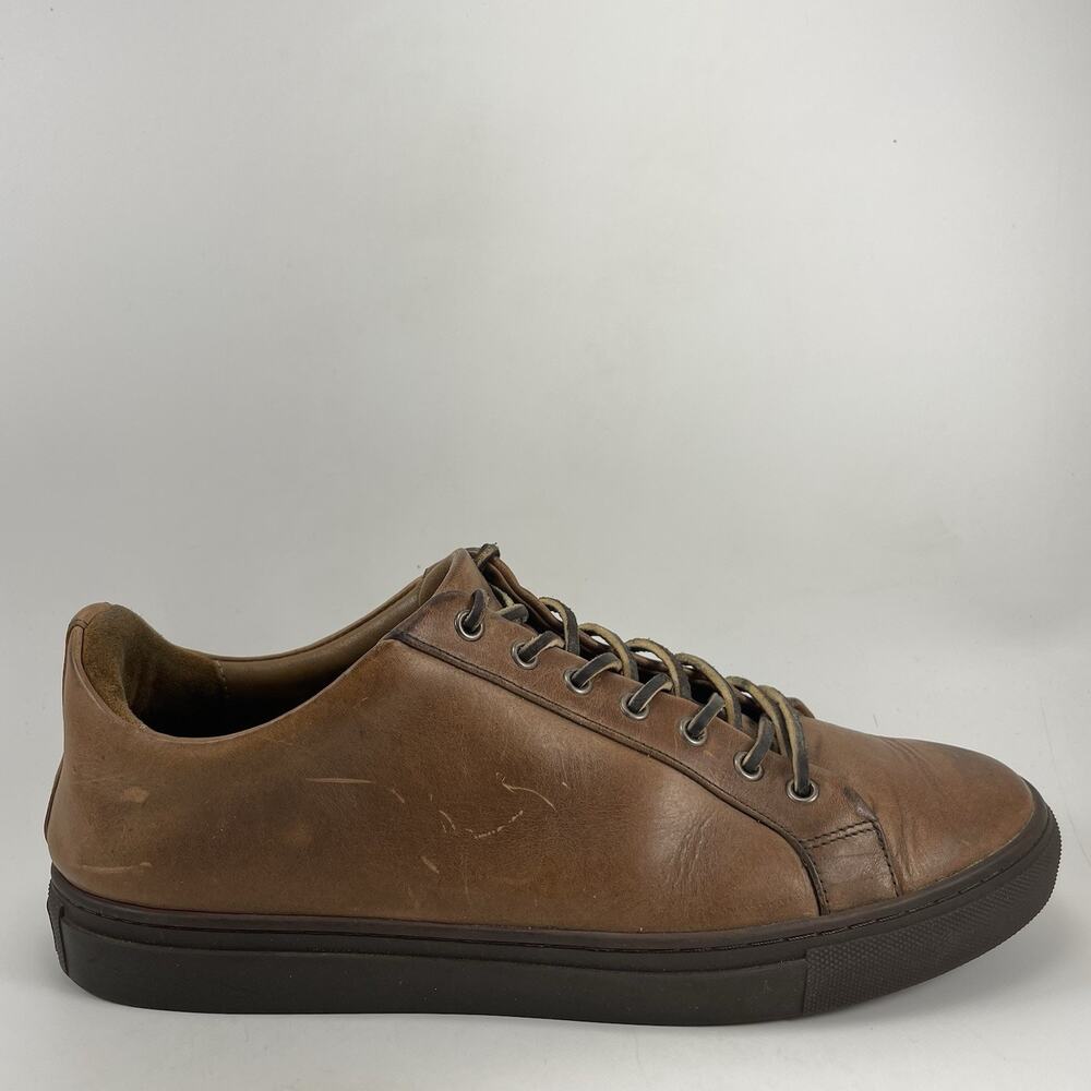 Thursday Premier Low Top Sneakers Mens Size 11.5 Brown Leather Lace Up Casual